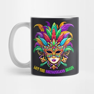 Let The Shenanigans Begin Mardi Gras Mug